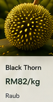 Pakej Makan Black Thorn
